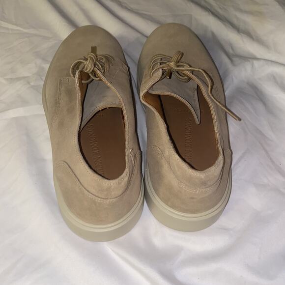 Allen Edmonds "HENDERSON" Men's Lace-Up Derby Sneakers Size 11 D Bone Suede - Picture 8 of 11